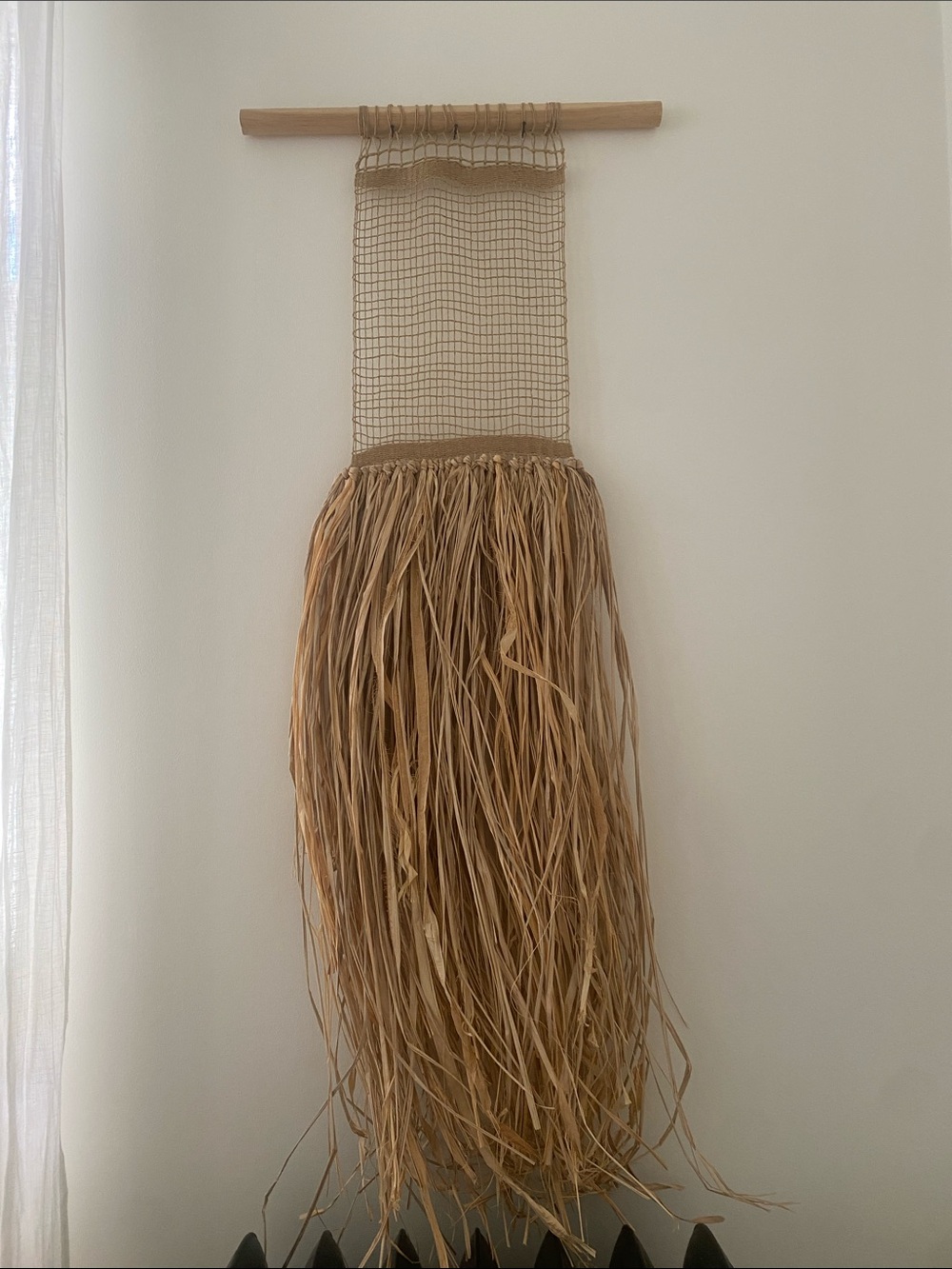 Elan Byrd Raffia Wall Hanging